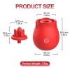 Rose Vibrator Sex Toys for Women - Rose Sex Toy Clitoral Vibrators with 7 Vibration Modes for G spot Nipple Anal Stimulator